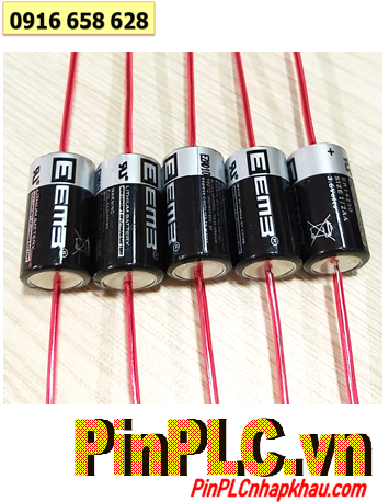 EEMB ER14250 (trục thép 2 đầu), Pin nuôi nguồn PLC EEMB ER14250 lithium 3.6v 1/2AA 1200mAh